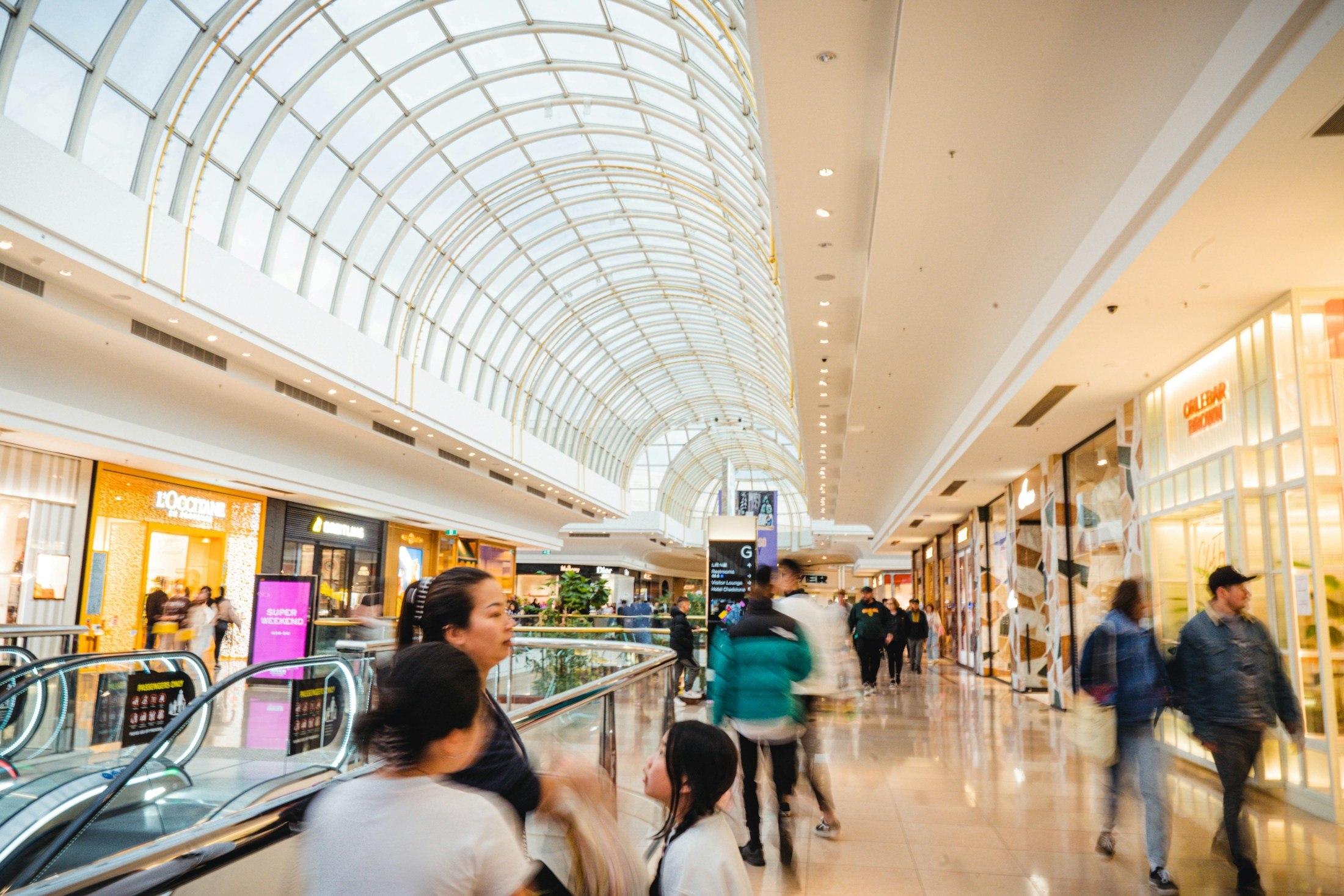 Shopping mall directory illustration